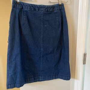 Denim Eileen Fisher skirt